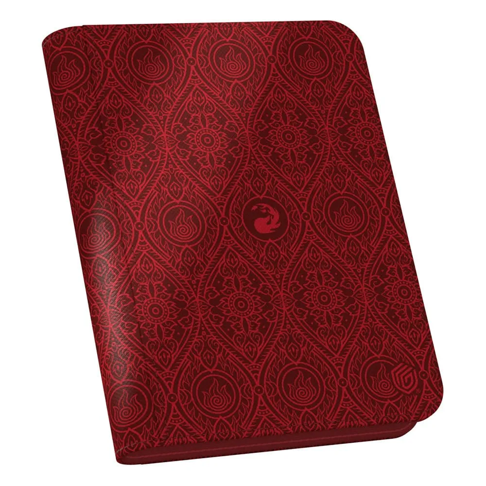 Ultimate Guard Zipfolio 8-Pocket Xenoskin (160 double-sleeved cards) Magic: The Gathering | Avatar: The Last Airbender - Red Mana